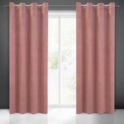 Vorhang MILO dunkelrosa 140x250 Ösen