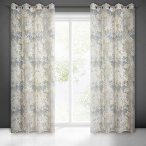 Vorhang OLA silber 140x250 Ösen