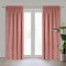 Vorhang PIERRE dunkelrosa 140x300 Kräuselband