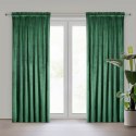 Vorhang PIERRE dunkelgrün 140x300 Kräuselband