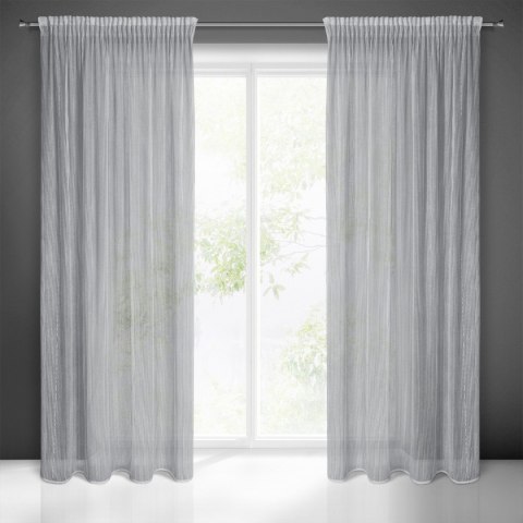 Vorhang REGINA silber 135x270 Kräuselband