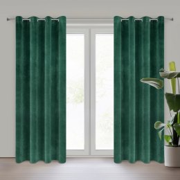 Vorhang RIA dunkelgrün 140x250 Ösen 10