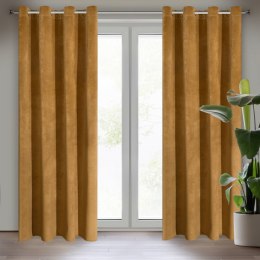 Vorhang RIA honig 140x250 Ösen 10