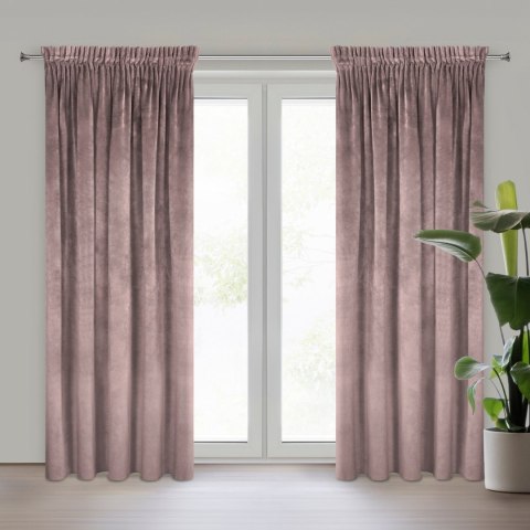 Vorhang RIA altrosaR 140x270 Kräuselband