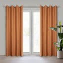 Vorhang RITA orange 140x250 Ösen