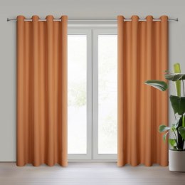Vorhang RITA orange 140x250 Ösen