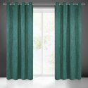 Vorhang ROSSIE dunkelgrün 135x250 Ösen