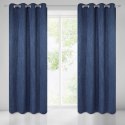Vorhang ROSSIE dunkelblau 135x250 Ösen