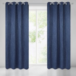 Vorhang ROSSIE dunkelblau 135x250 Ösen