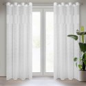 Vorhang VICKY weiß 140x250 Ösen