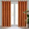 Vorhang VILLA orange 140x250 Ösen 10
