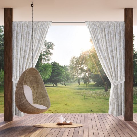 Wasserfester Terassenvorhang GARTEN 12 155X200 Stangendurchzug