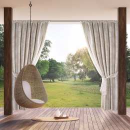 Wasserfester Terassenvorhang GARTEN 15 155X200 Stangendurchzug