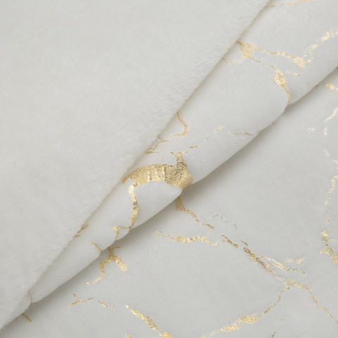 Decke GLAMO 150x200 weiß gold