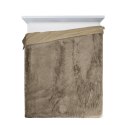 Flauschige Decke Tifany 1 170x210 beige