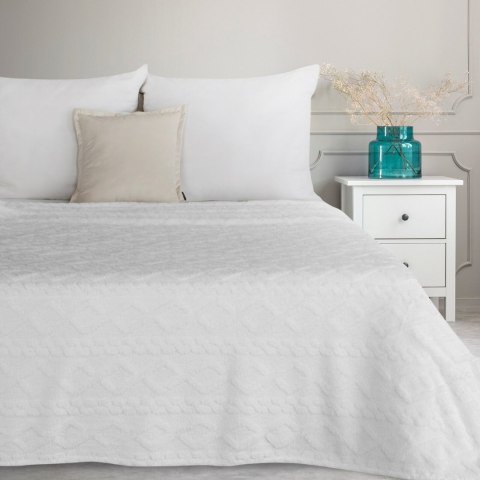 Decke ZOPF 200x220 weiß