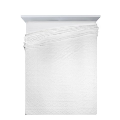 Decke ZOPF 200x220 weiß