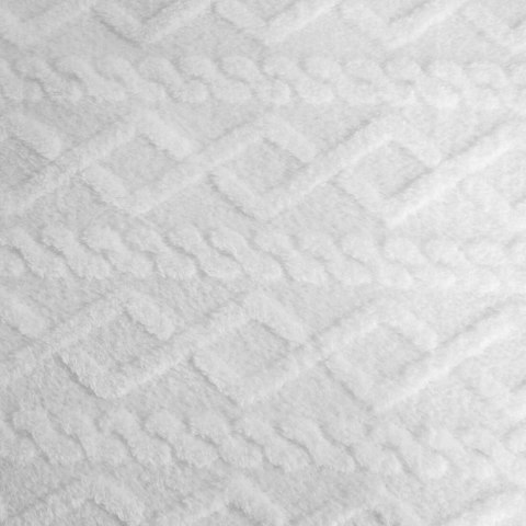 Decke ZOPF 200x220 weiß