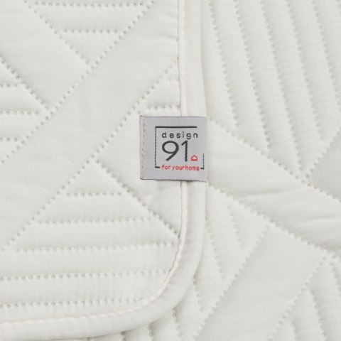 Einfarbige Tagesdecke. gestepptes Muster ALARA5 creme 170x210 K