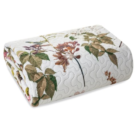 Bettüberwurf ROSA weiß 170x210 weiß grün