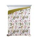 Bettüberwurf ROSA weiß 170x210 weiß grün