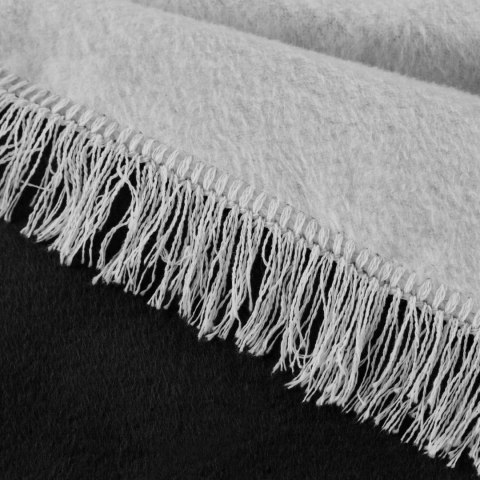 Decke Acryl Wohndecke 29 C 220x240 silber schwarz