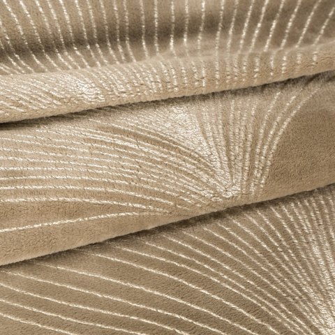 Decke Mikorfaser GINKO1 150x200 dunkelbeige