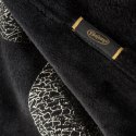 Elegante Decke mit Muster GINKO2 150x200 schwarz