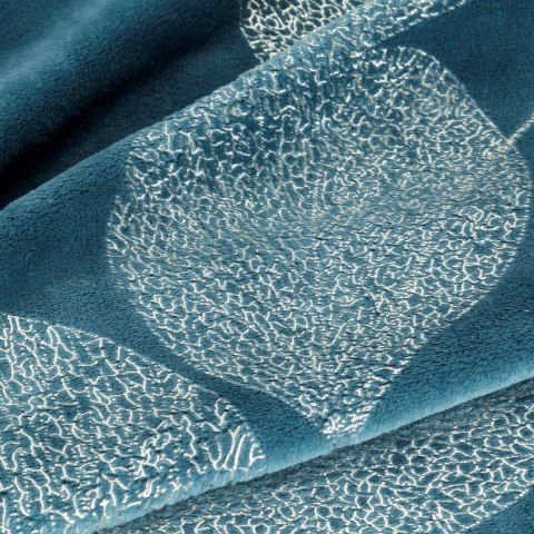 Elegante Decke mit Muster GINKO2 150x200 blau