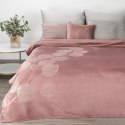 Elegante Decke mit Muster GINKO2 150x200 rosa