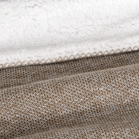 Decke PANDA beige weiß 150x200