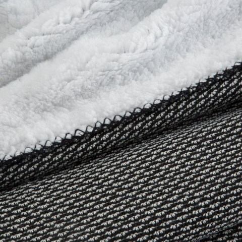 Decke PANDA schwarz weiß 150x200