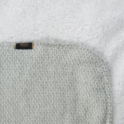 Decke PANDA silber weiß 150x200