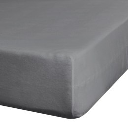 Betttuch Jersey 4 stahl 160x200 30 190
