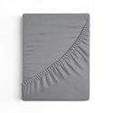 Betttuch Jersey 4 stahl 160x200 30 190