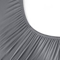 Betttuch Jersey 4 stahl 160x200 30 190