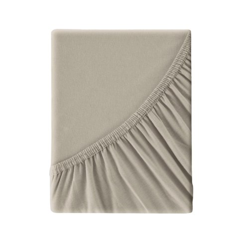 Betttuch JERSEY3 beige 120x200 25 140
