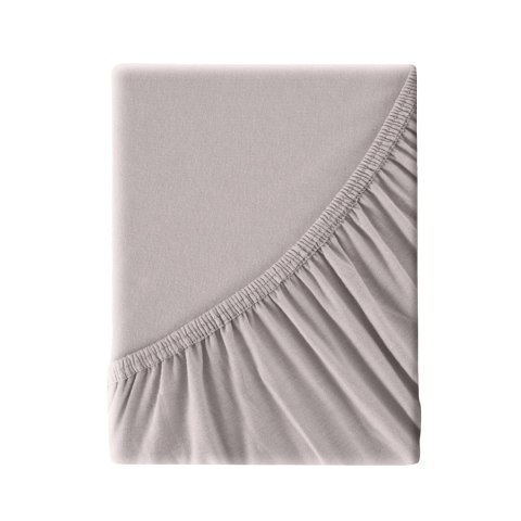 Betttuch JERSEY3 silber 120x200 25 140