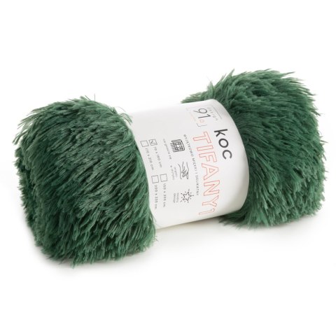 Flauschige Decke Tifany 1 70x160 dunkelgrün