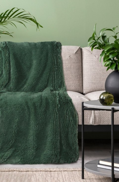 Flauschige Decke Tifany 150x200 dunkelgrün