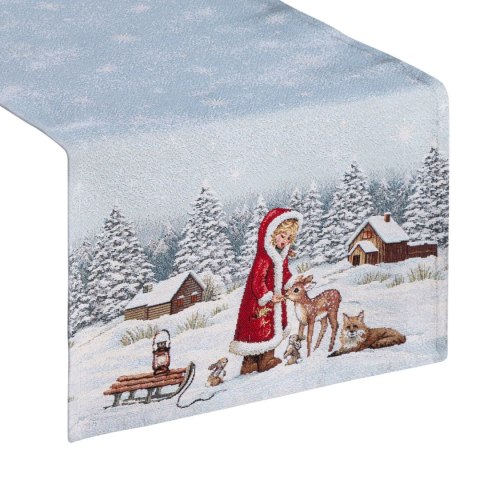 Gobelin Tischdecke 1154 Weihnachten 40x100 -5% NATU