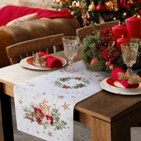 Gobelin Tischdecke 1270 Weihnachten 45x140 -5% gold