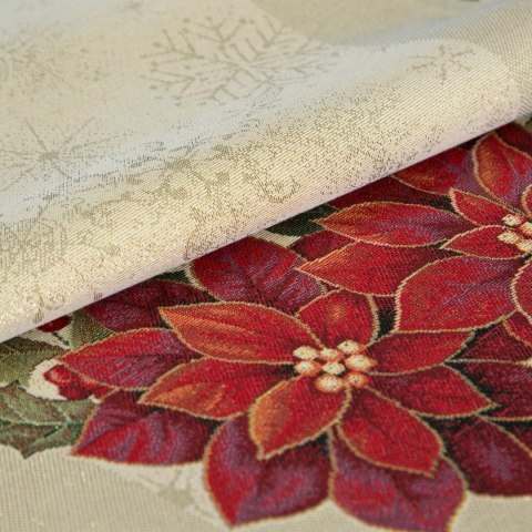 Gobelin Tischdecke 1271 Weihnachten 40x100 -5% gold