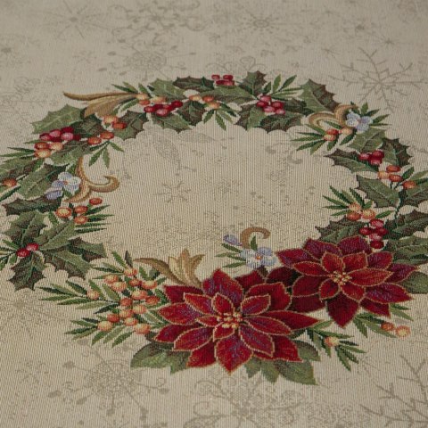 Gobelin Tischdecke 1271 Weihnachten 45x140 -5% gold