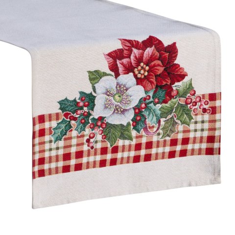 Gobelin Tischdecke 1273 Weihnachten 45x140 -5% gold