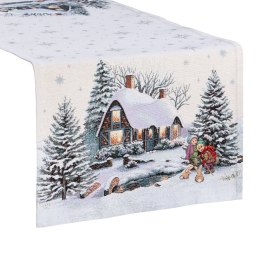 Gobelin Tischdecke 4051 Weihnachten 45x140 -5% NATU