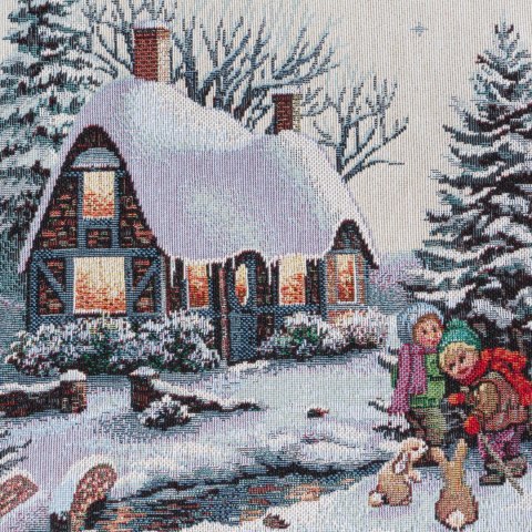 Gobelin Tischdecke 4051 Weihnachten 50x110 -5% NATU