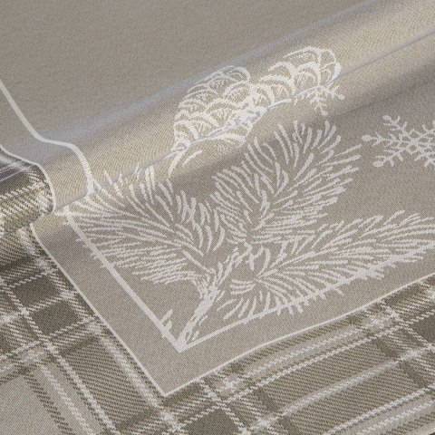 Goblin Tischdecke HOLLY Ś 35x45 -5% dunkelbeige