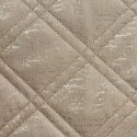 Glamouröse glänzende Tagesdecke 200X220 beige