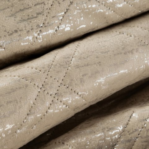 Glamouröse glänzende Tagesdecke 200X220 beige